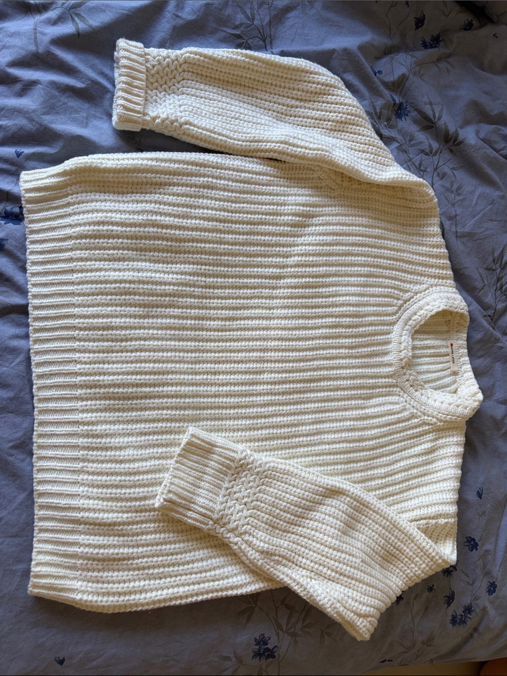 Marine Layer Cream shaker Crewneck Sweater